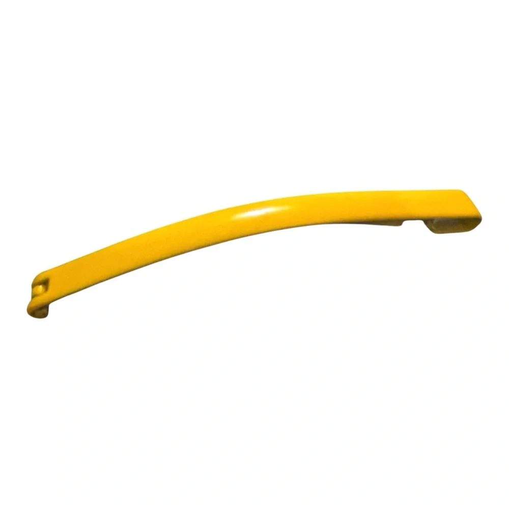 1970’s‎ Vintage Extra Long French Yellow Metal Bar Barrette, 3.5”, French Hair